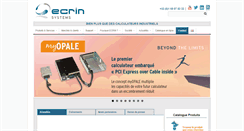 Desktop Screenshot of ecrin.com