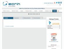 Tablet Screenshot of ecrin.com